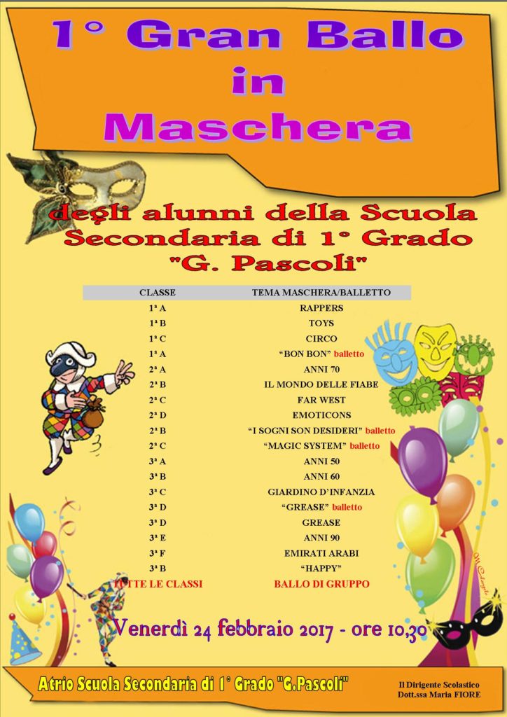 Locandina - Carnevale 2017
