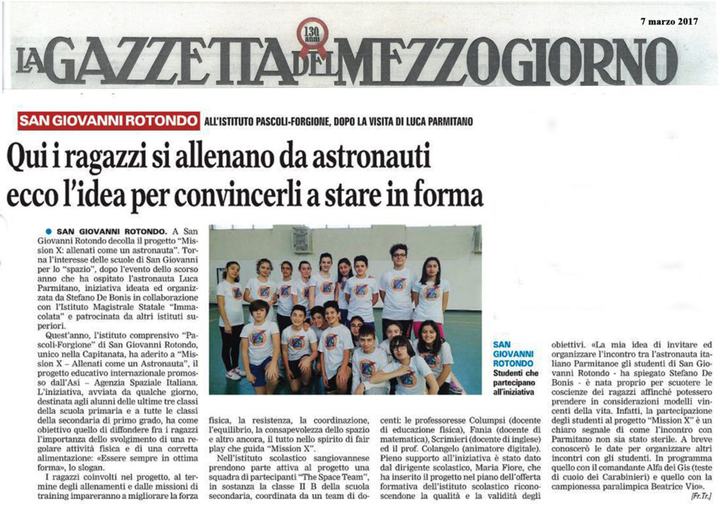 ESTRATTO GAZZETTA MEZZOGIORNO