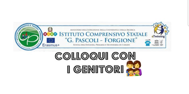 COLLOQUI CON I GENITORI